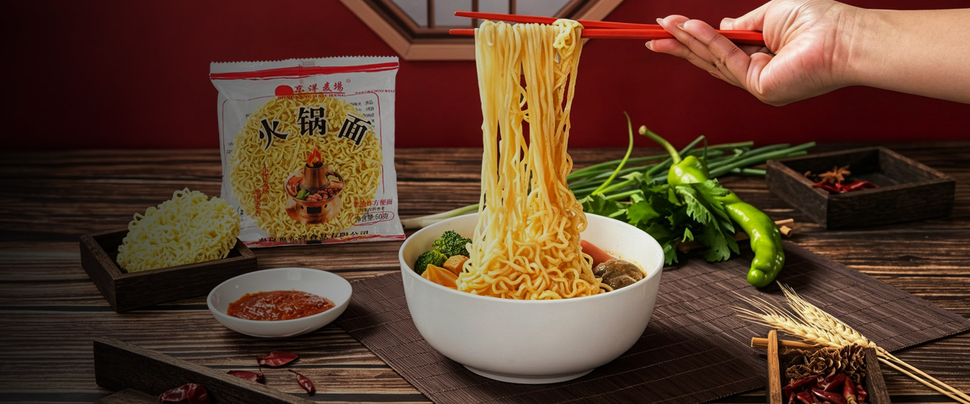 Fabrik für Instant-Hot-Pot-Nudeln in China