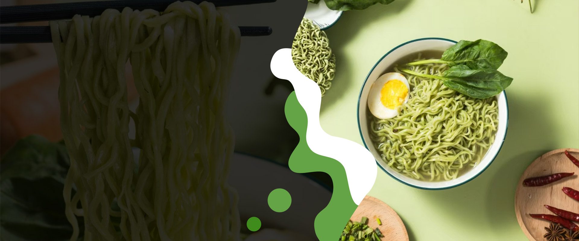 Fabrik für gesunde Nudeln der Veggie-Serie